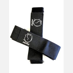  2 Adjustable elastic belt w. Velcro.
