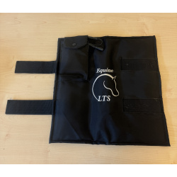 Pre-loved - 1 piece of Equine LTS 3.0 &amp; 2 elastic belts w. velcro.