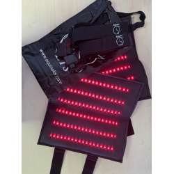 2 pieces of Red Edition LED Wraps (Incl. 2 Elastic Belts)